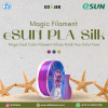 eSUN PLA Silk Magic Dual Color Filament Glossy Finish Two Color Tone